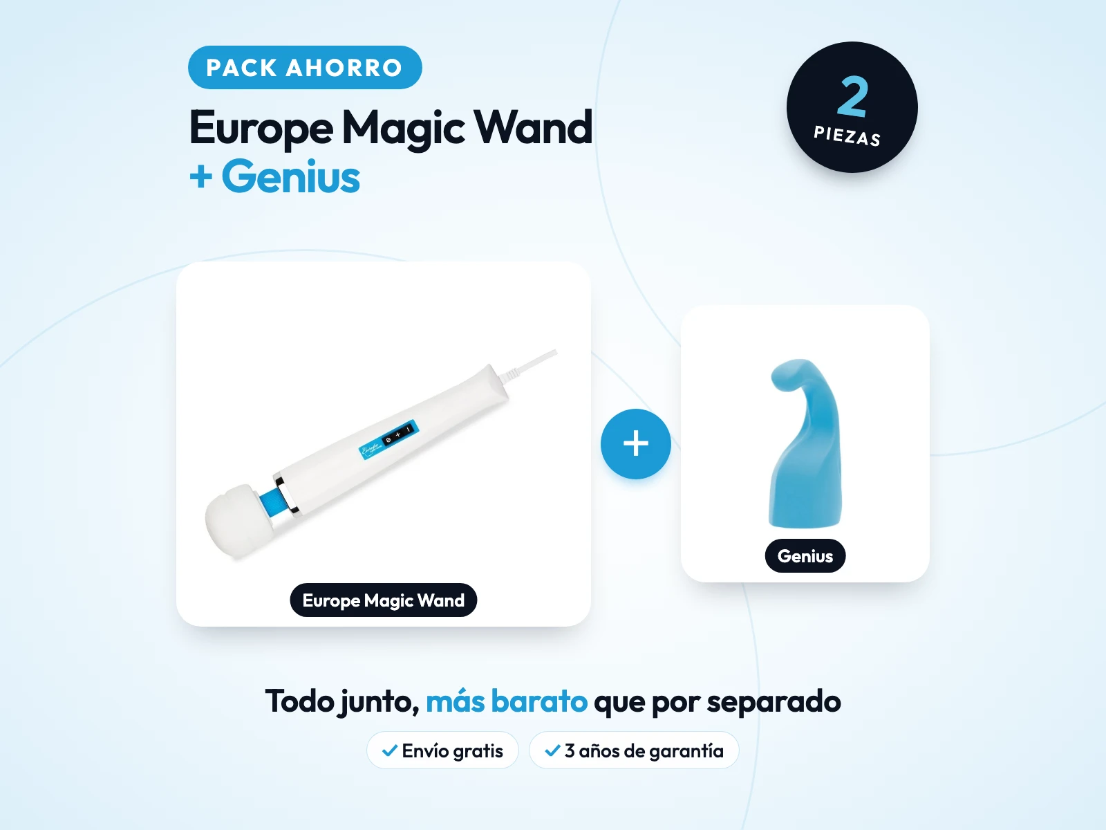 Portada del pack: PACK AHORRO: Europe Magic Wand + Genius
