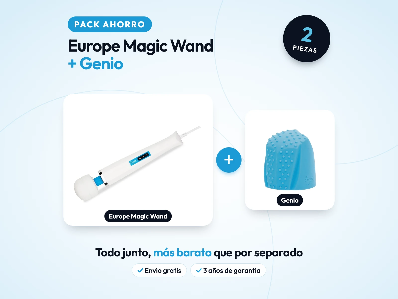 Portada del pack: PACK AHORRO: Europe Magic Wand + Genio