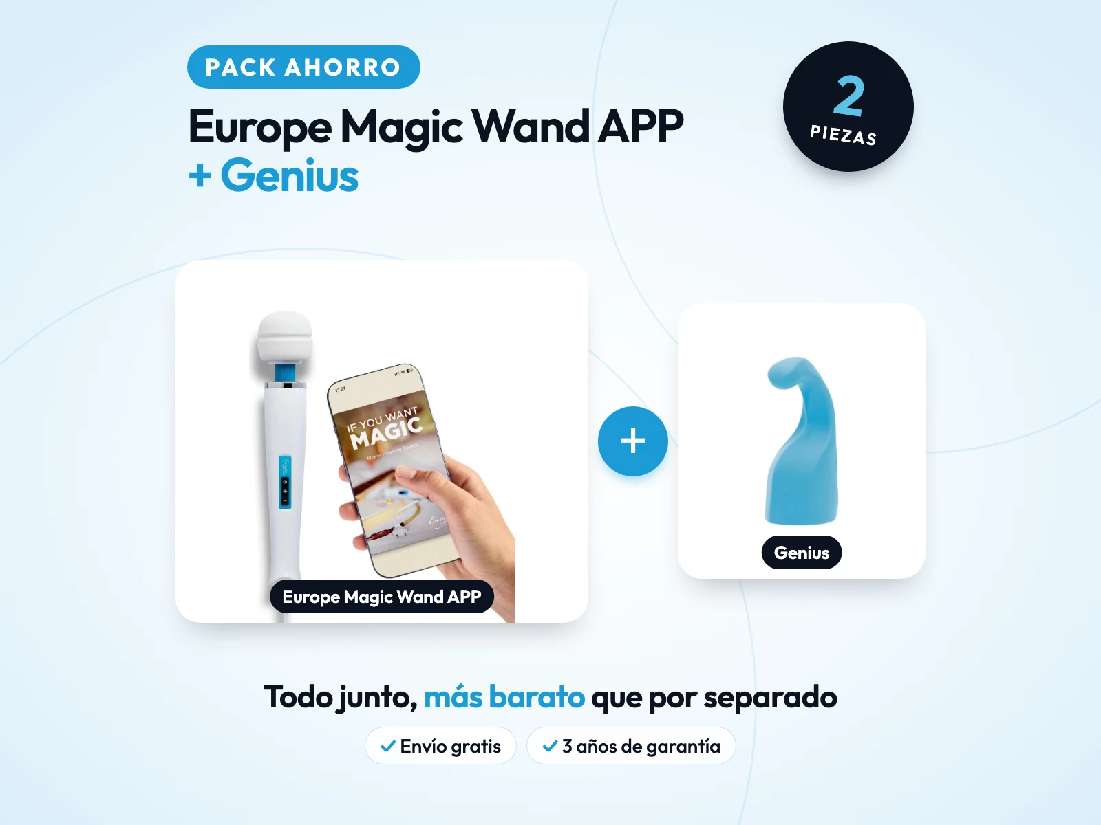 Portada del pack: PACK AHORRO: Europe Magic Wand APP + Genius